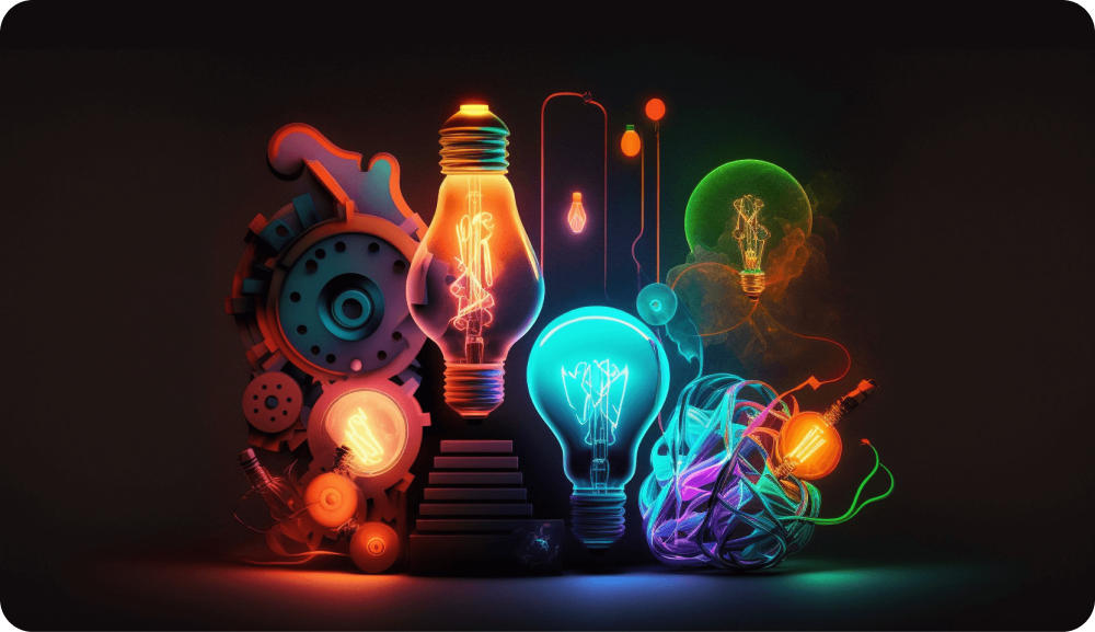 Ilustración de creatividad sobre la generacion de ideas de gpt-4 para ecommerce