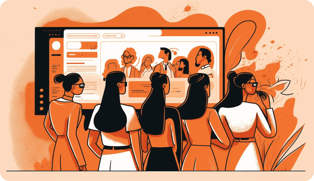 ecommerce marketers discutiendo una estrategia de customer experience