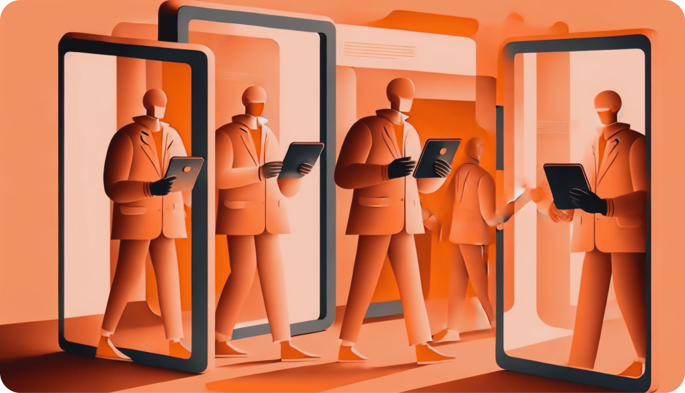 Ilustración de cosistencia de branding