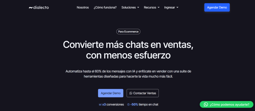 Alternativas a WhatsApp Business: Dialecto
